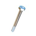 Allied Titanium Grade 5, 1/4"-20 Structural Bolt, Titanium, 2-1/2 in L 0004245